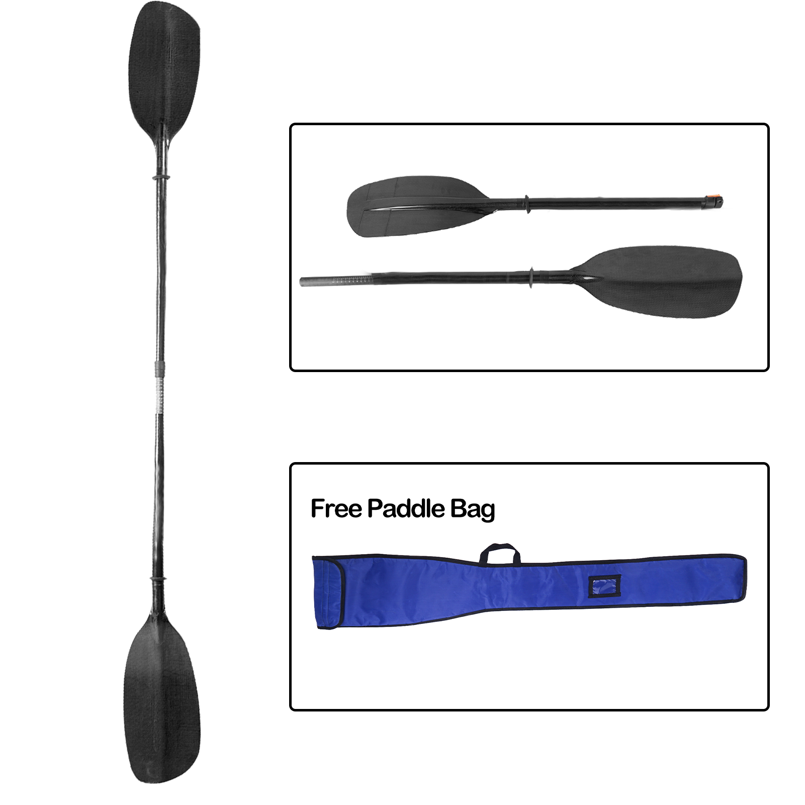 815g Carbon Whitewater Paddle  - огляд і ціна Kayak Paddle Carbon