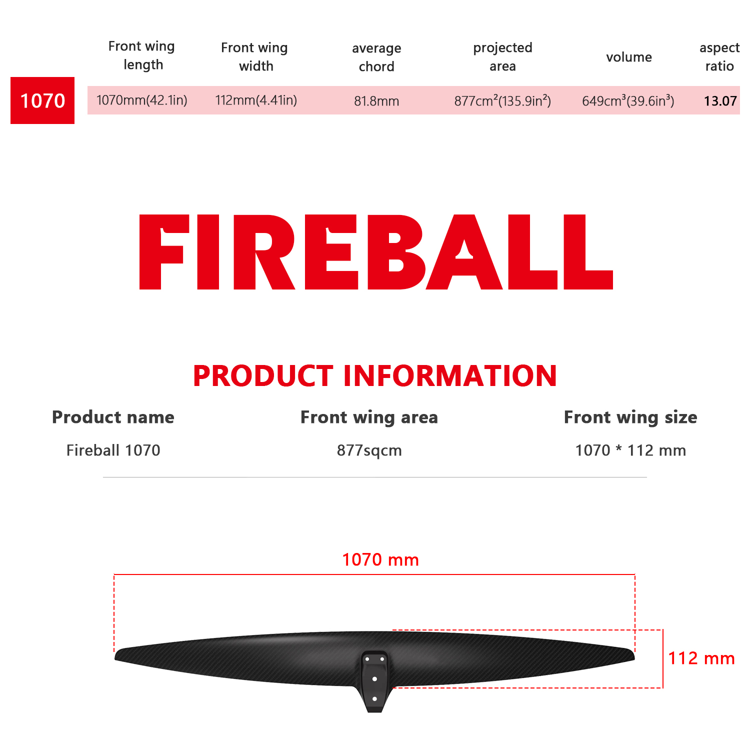 MSAxis Fireball 1070 Front Win - огляд і ціна Kayak Paddle Carbon