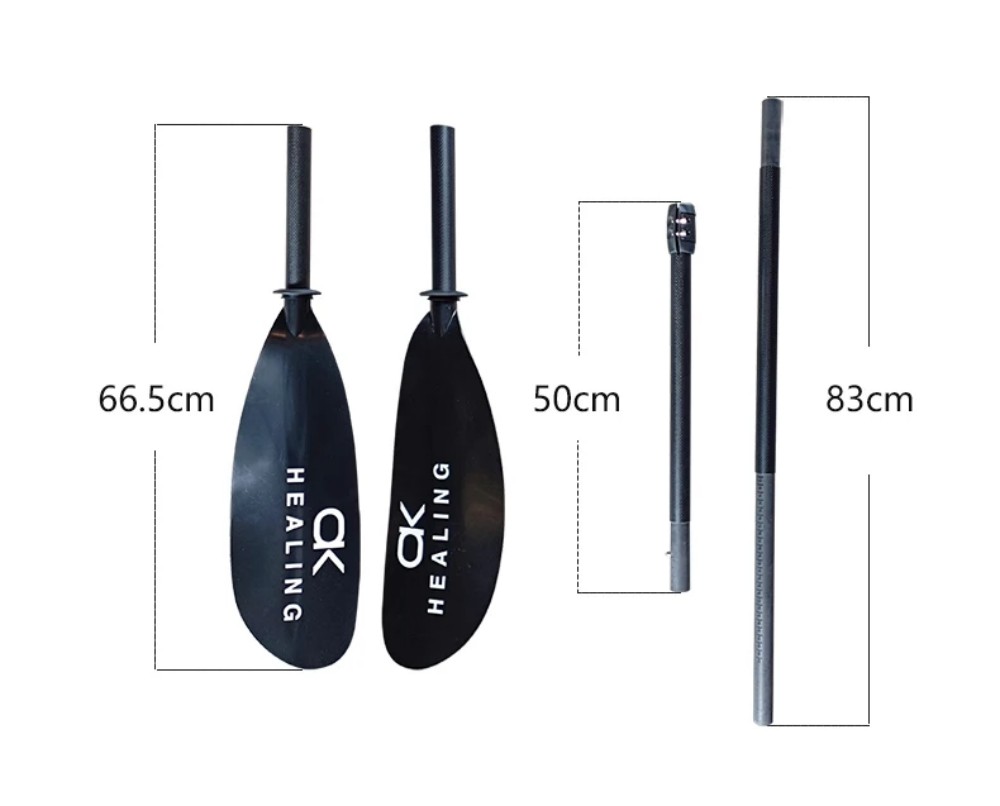 Stock 4-Section Black Carbon 3 - огляд і ціна Kayak Paddle Carbon